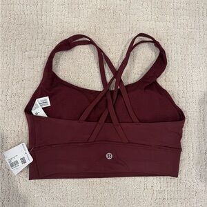 lululemon athletica Deep Red Sports Bra